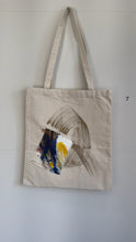 Load image into Gallery viewer, Canvas Bag with original artwork on
