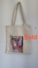 Load image into Gallery viewer, Canvas Bag with original artwork on
