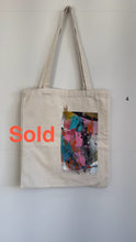 Load image into Gallery viewer, Canvas Bag with original artwork on
